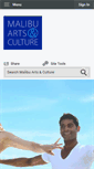 Mobile Screenshot of malibuartsandculture.org